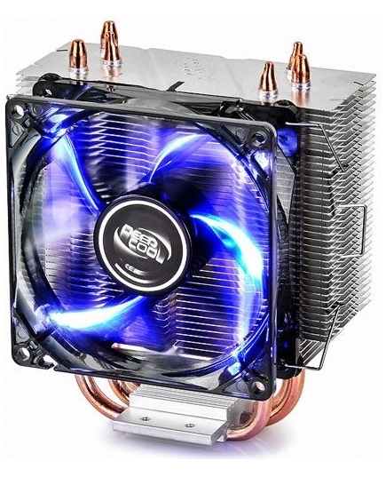 Охладитель Deepcool GAMMAXX 300 FURY, Muti-Sockets, 3 теплотрубки, TPD 130W, Al+Cu, 4-pin, PWM, fan 92, 900-1800 rpm, 18-21dBa, 40 CFM, 435gr