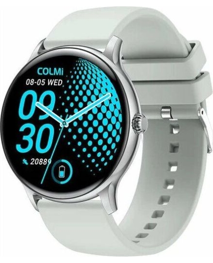 Smart-часы Colmi i10 Silver Frame Grey Silicone Strap