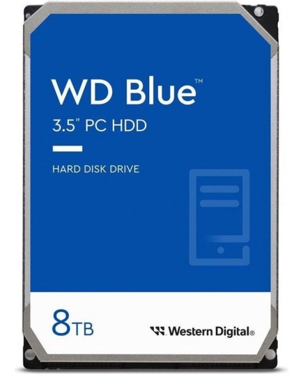 HDD WD Blue WD80EAAZ SATA-III 8TB Desktop (5640rpm) 128Mb 3.5"