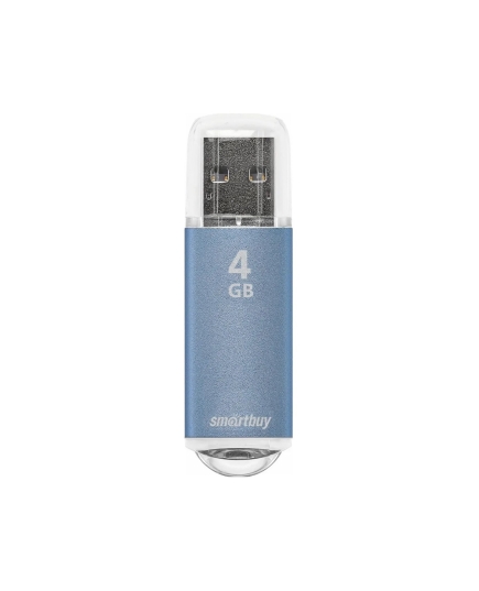 Флэш накопитель USB 4 Гб Smart Buy V-Cut (blue) (224764)