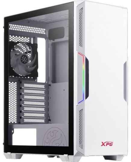 Корпус ADATA XPG STARKER (STARKER-WHCWW) белый Mid-Tower, Micro-ATX, Mini-ITX, Standard-ATX, USB 3.2 Gen1 Type-A