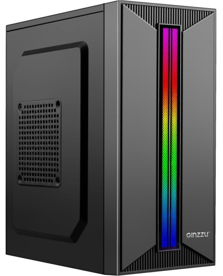 Корпус Ginzzu B350 2*USB 2.0,AU RGB