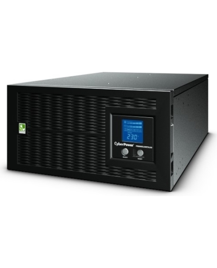 ИБП CyberPower Line-Interactive PR6000ELCDRTXL5U 6000VA/4500W USB/RS-232/Dry/EPO/SNMPslot/RJ11/45/ВБМ (8 IEC С13, 2 IEC C19, 1 клеммная колодка)