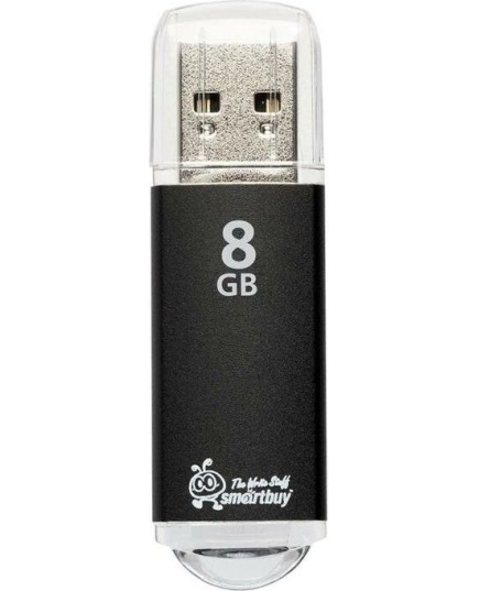 Флэш накопитель USB 8 Гб Smart Buy V-Cut (black)