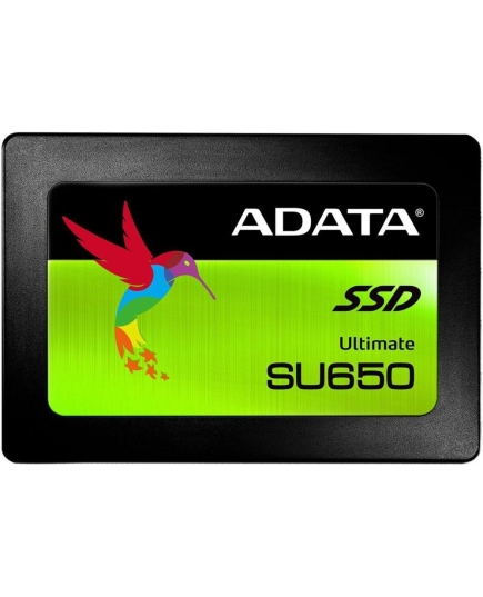 SSD 2.5" 960Gb SATA3 Adata Ultimate SU650 ASU650SS-960GT-R (520/450, IOPS 40/75K, MTBF 2M, 3D NAND, DRAM less, 560TBW, 0,53DWPD, RTL)