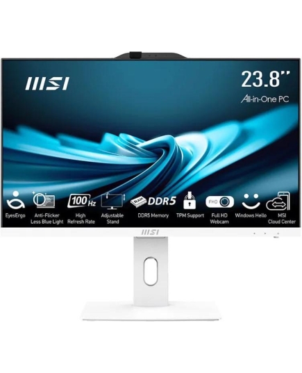 Моноблок MSI Pro AP242P 14M-655XRU (9S6-AE0622-655) white 23.8" FHD (Core i5 14400/16Gb/512Gb SSD/VGA int/noOS/kb+m)