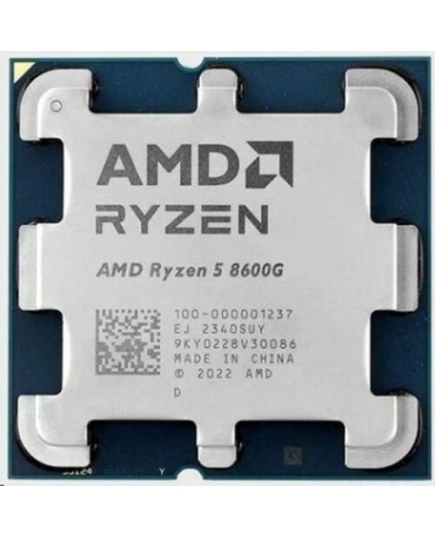 Процессор AMD Ryzen 5 8600G Oem (100-000001237) Base 4,30GHz, Turbo 5,00GHz, RDNA 3.0 Graphics, L3 16Mb, TDP 65W, AM5