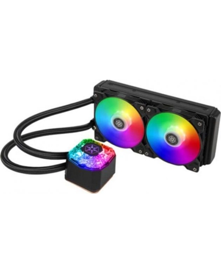 Система водяного охлаждения Silverstone SST-IG240P-ARGB 240mm high-performance ARGB AIO 2x120mm ARGB fan, Intel LGA 115X/1366/12