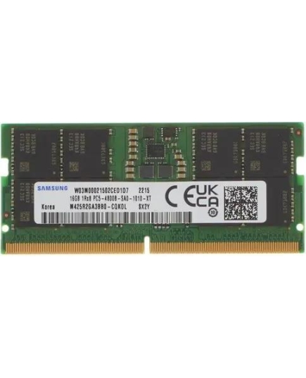 ОЗУ Samsung M425R2GA3BB0-CQK DDR5 16GB 4800MHz OEM PC5-38400 CL40 SO-DIMM 288-pin 1.1В dual rank OEM