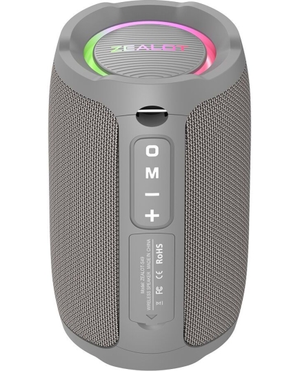 Колонка Zealot S49, Bluetooth 5.0, TWS (Gray)