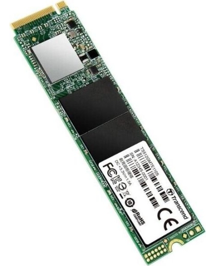 Внутренний SSD Transcend 512GB MTE110S, PCIe 3.0 x4, R/W - 1500/1800 MB/s, (M.2), 2280, 3D TLC NAND