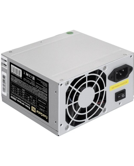 Блок питания ExeGate AB600 EX292142RUS 600W (ATX, 8cm fan, 24pin, 4+4pin, 3xSATA, 2xIDE, FDD)