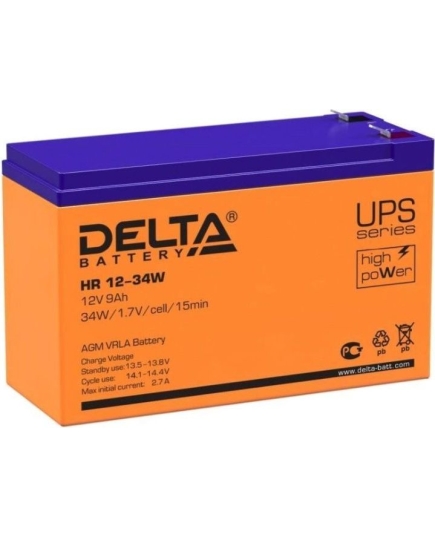 Батарея для ИБП Delta HR 12-34 W 12В 9Ач