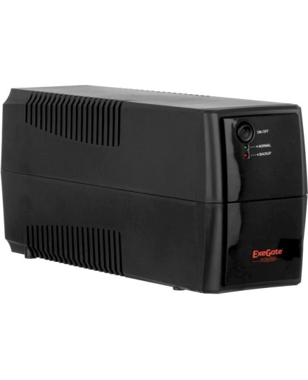 ИБП ExeGate EP244543RUS Power Back BNB-600 (600VA, Black, 2 евророзетки)