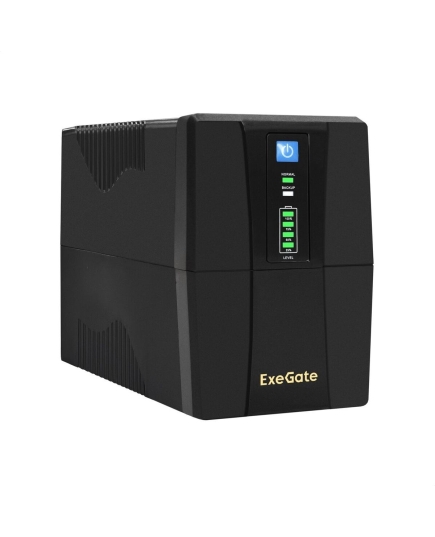 ИБП ExeGate EX292764RUS SpecialPro UNB-600.LED.AVR.2SH.RJ.USB Black