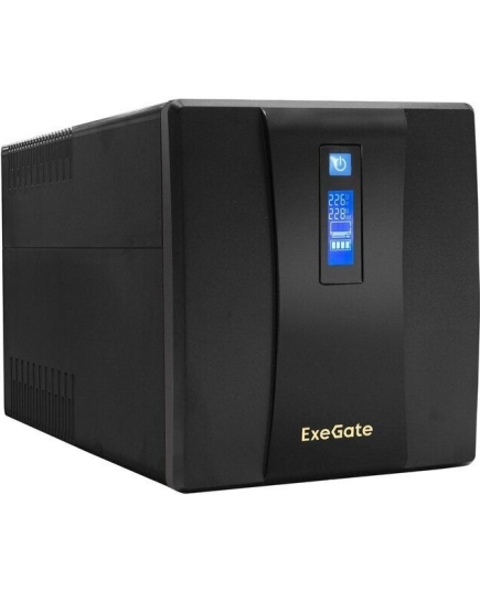 ИБП ExeGate SpecialPro Smart LLB-1500.LCD.AVR.EURO.RJ (EP285503RUS) 1500VA/950W Black