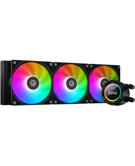 СВО ID-COOLING SL360 XE LGA20XX/1700/1200/115X/AM5/AM4 (TDP 350W, PWM, LCD Display, Triple ARGB Fan 120mm) Ret