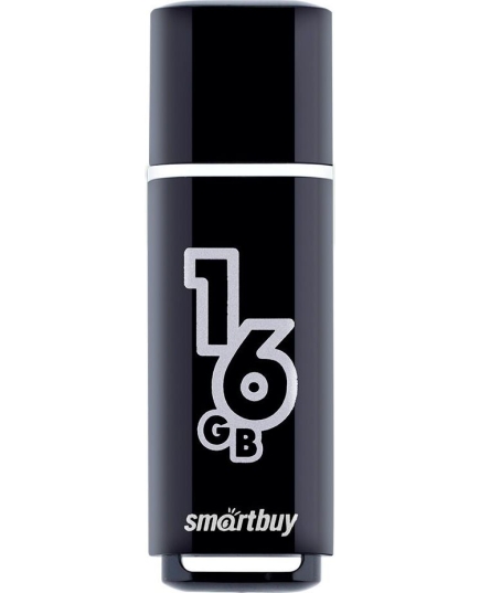 USB 16GB Smart Buy Glossy чёрный