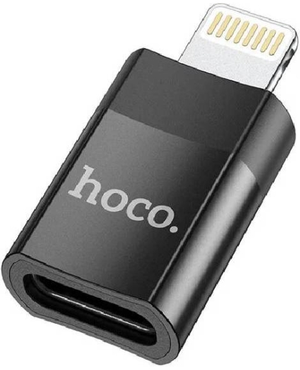 Адаптер HOCO UA17 для Lightning 8-pin USB OTG (Black)