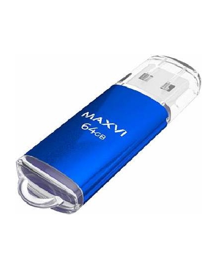 Флеш-накопитель Maxvi 64GB MP blue