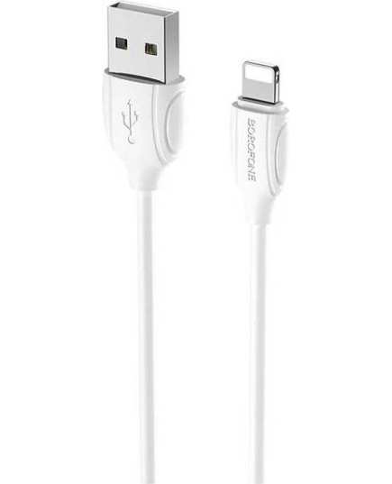 Кабель Borofone BX19 USB 2.4A для Apple 8-pin TPE 1м (White)