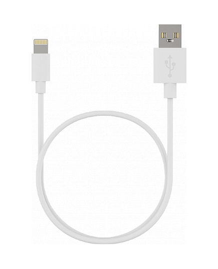 Кабель Maxvi MC-03 white USB-Lightning