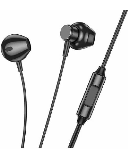 Наушники Hoco M125 вкладыши AUX разъём с МК без рег.громкости длина 1.2м (Black)