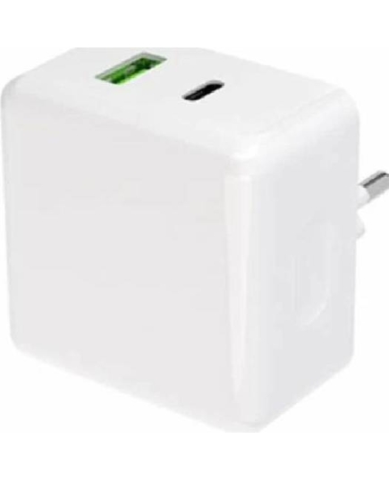 СЗУ Maxvi CHL-603PD, 30W, QC 3.0, 1 x USB-A, 1 x USB-C, white