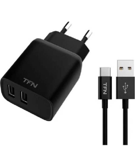 СЗУ TFN-WCRPD12W2U03 Smart USB, 2.4A, TypeC, черный