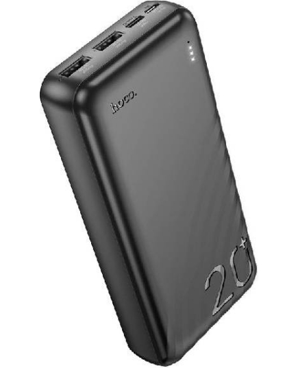 Внешний АКБ Hoco J101A 20000mAh 2USB+ Type-C 3.0A 22.5W (Black)