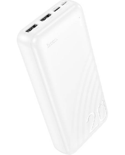 Внешний АКБ Hoco J123A 20000mAh 2USB 2.0A (White)