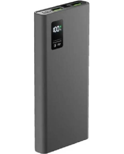 Внешний АКБ OLMIO QR-10, 10000mAh, 22.5W, QuickCharge3.0 серый