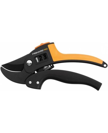 Секатор контактный Fiskars PowerStep P83 черный/оранжевый (1000575)