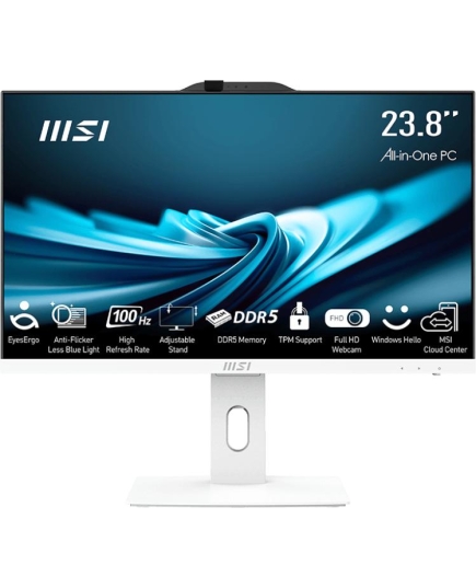 Моноблок MSI Pro AP242P 14M-687RU (9S6-AE0622-687) White 23.8" Full HD i7 14700/16Gb/ SSD512Gb/ UHDG 770/W11Pro/kb/m