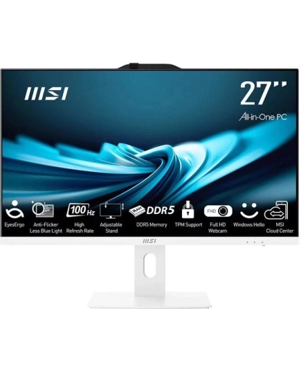 Моноблок MSI Pro AP272 14M-614XRU (9S6-AF8322-614) White 27" Full HD i7 14700/16Gb/SSD1Tb/ UHDG 770/noOS/k+m