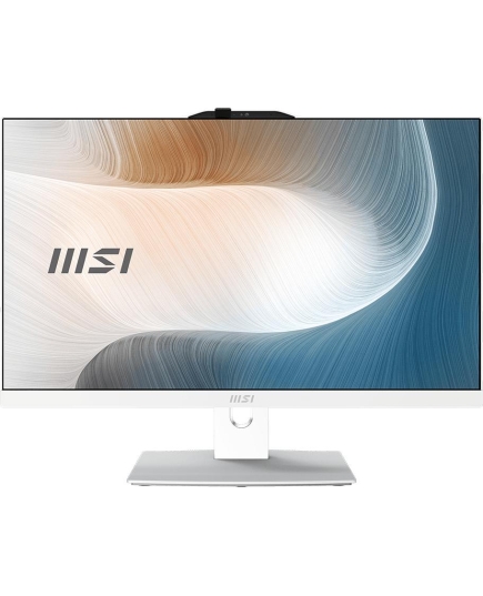 Моноблок MSI Modern AM242P 1M-1022XRU (9S6-AE0722-1022) 23.8" Full HD Core 5 120U (1.4) 16Gb SSD512Gb Graphics noOS GbitEth WiFi 120W клав. мышь белый