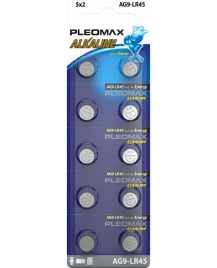 Элемент питания SAMSUNG PLEOMAX AG9 (394) LR936, LR45 Button Cell (10/100/1000/70000)