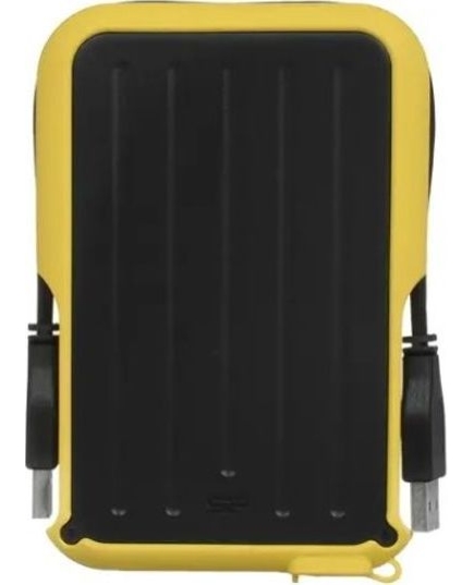 Внешний HDD Silicon Power Armor A66 SP010TBPHD66SS3Y 1TB, 2.5", USB 3.2, Желтый