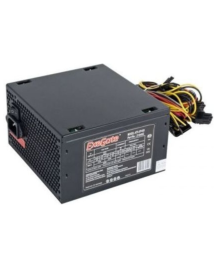 Блок питания ExeGate EX219461RUS-PC 450W XP450, ATX, PC, black, 12cm fan, 24p+4p, 6/8p PCI-E, 3xSATA, 2xIDE, FDD + кабель 220V