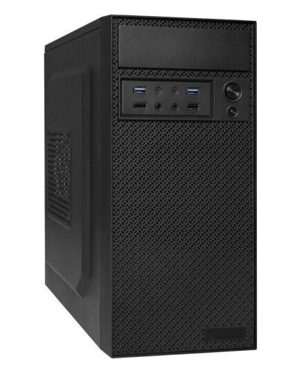 Корпус Exegate BAA-109U2 EX291271RUS Minitower (mATX, без БП, 2*USB+2*USB3.0, аудио, черный)