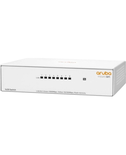 Коммутатор HPE Aruba Instant on 1430 (R8R45A) 8G unmanaged fanless Switch