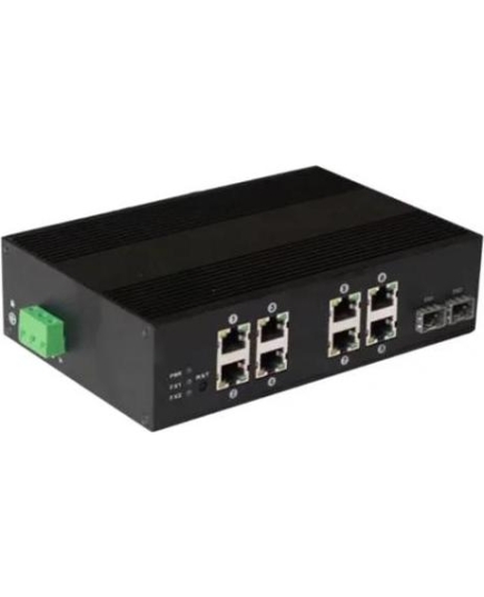 Коммутатор Osnovo (SW-60802/IC) 8x100Mb 2SFP 8PoE 200W неуправляемый