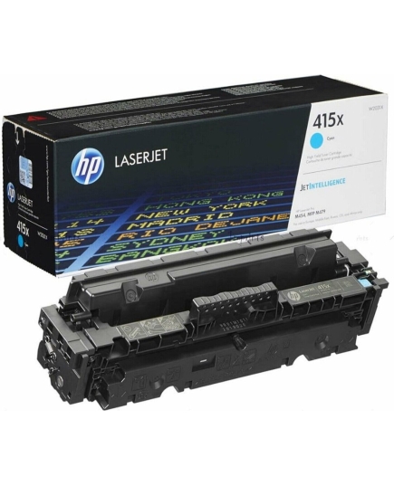 Картридж HP 415X W2031XH для LJ Pro M454/MFP M479/M480f голубой 6000 стр желтая уп.