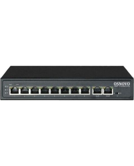 Коммутатор Osnovo (SW-21000(120W)) 2SFP 8PoE 120W