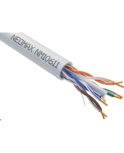 Витая пара NEOMAX NM10611 U/UTP cat.6 4 пары (305 м) 0.57 мм (23 AWG) Медь LSZH