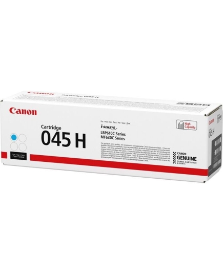 Картридж лазерный Canon 045 H C 1245C002 голубой (2200стр.) для Canon i-SENSYS MF630