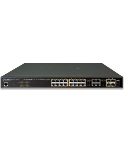 Коммутатор PLANET (GS-4210-16UP4C) 16xManaged 60W Ultra PoE Gigabit Ethernet Switch + 4xCombo TP/SFP