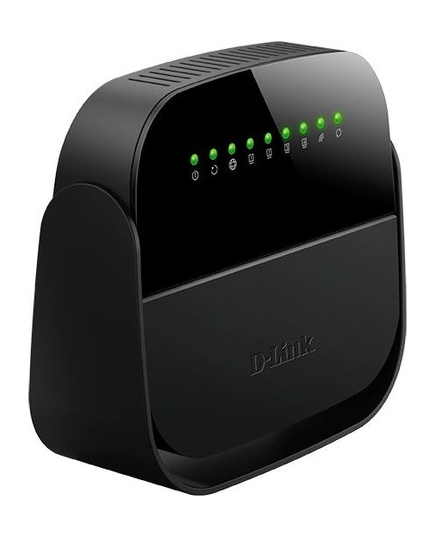 Роутер D-Link DSL-2640U/R1A N150 черный