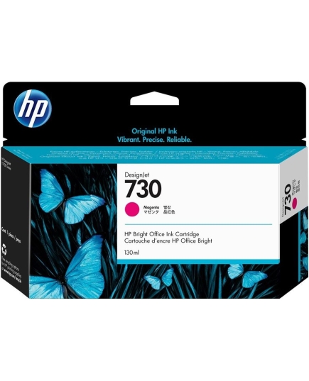 Картридж HP 730 P2V63A пурпурный для HP DesignJet T1700, 130 мл