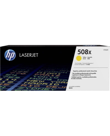 Toner Cartridge HP 508X High Yield Yellow Original LaserJet CF362X